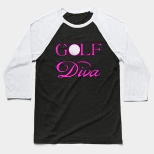 Golf Diva Baseball T-Shirt